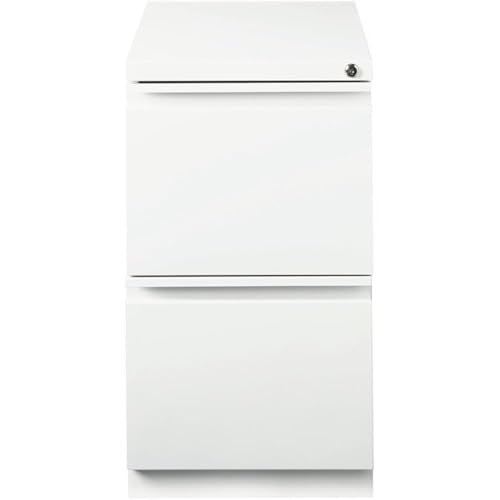 Hirsh Industries White / Modern / One Size Mobile File Cabinets