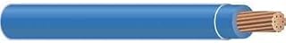 Southwire THHN Building Wire, Copper, 3 AWG, 1C, Blue, Stranded, 500 FT