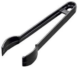 EMI Yoshi Koyal Tongs, 7-Inch, Black, Set of 48