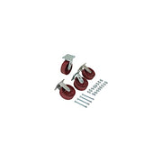 Ductile Stl Caster Kit 6x2 8K Cap by Vestil – One Size, Blend, Multi, Model D-CK4-SC6-2HD