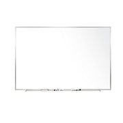 Ghent Satin/White / 73"W x 48.5"H / Aluminum Frame Dry Erase Boards