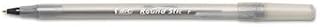 BIC Round Stic Ballpoint Pen PEN,ROUND STIC,FINE,BK (Pack of50)