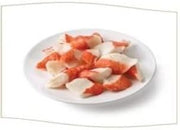 King and Prince Mrs.Fridays Imitation Crab Meat, 2 Pound -- 12 per case.