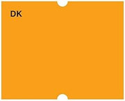 DayMark Safety Systems IT120484 DuraMark Date Coder Blank Permanent Label, for DM4 SpeedyMark Express 20 2-Line Marking Gun, Florescent Orange (Pack of 8 Rolls)