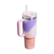 STANLEY Pink Pattern (Rose Petal) / 40 Ounces / Quencher H2.0 FlowState Tumbler Tumblers
