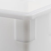 Winco 18" x 26" x 15" / 15" Deep / White Containers