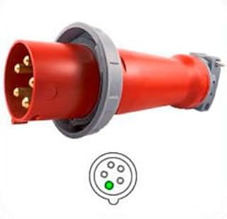 Hubbell HBL5100P7W AC Plug IEC60309 5100P7W Male IEC 309 Pin & Sleeve
