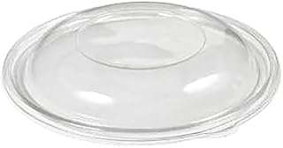Sabert 52048A100 PET Clear Dome Lid For 24/32/48 Ounce Bowl - 100 / CS
