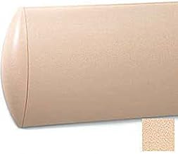 Crescent Series Wall Guard, Aluminum Retainer, 8"H x 12'L, Cappuccino