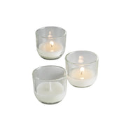 Sterno 40110 Wax Glass Candle, 2 3/16" Diameter, White, 48/Case - Default Title