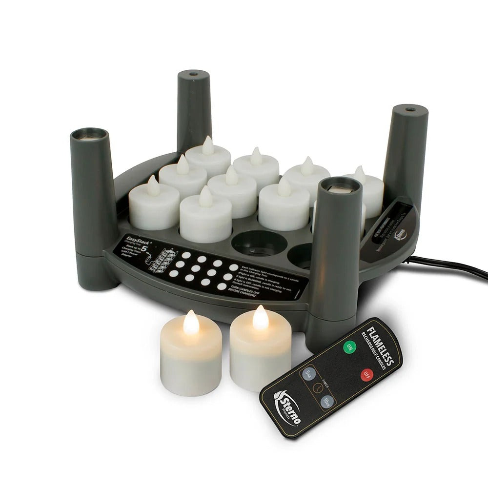 Sterno Tea Light Set, 1 1/2" Diameter - White
