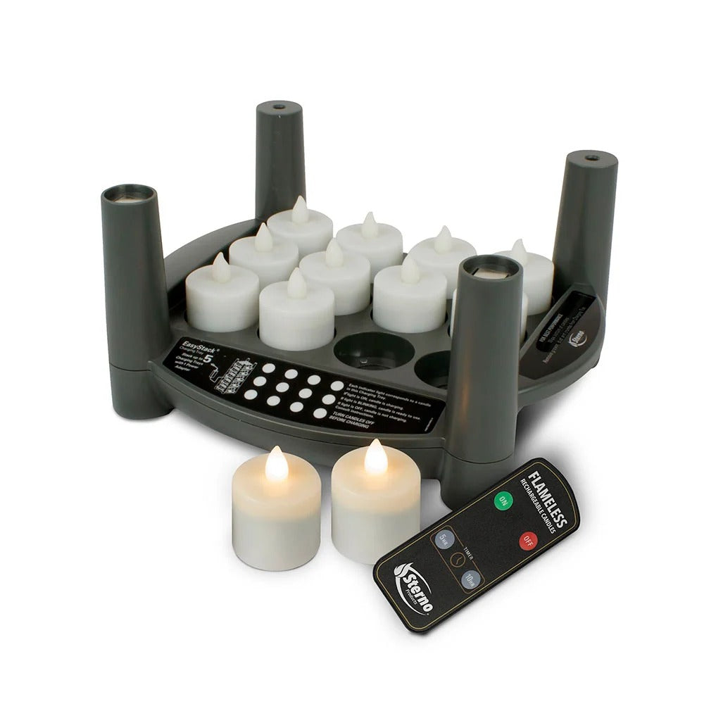 Sterno Tea Light Set, 1 1/2" Diameter - White