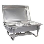 Sterno 70153 Stainless Steel Chafer Set, 8 qt., Silver - photo 2
