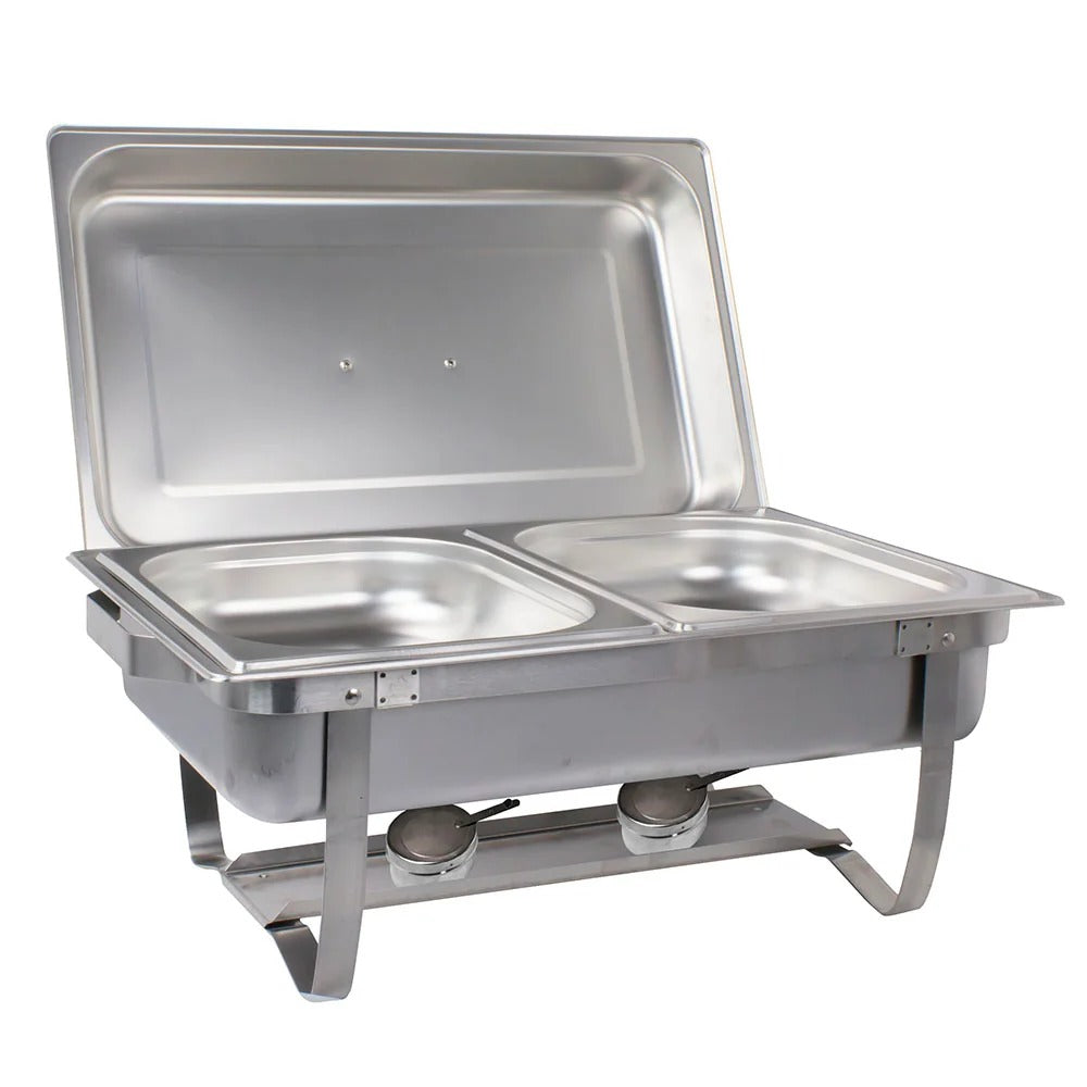 Sterno 70153 Stainless Steel Chafer Set, 8 qt., Silver - photo 2