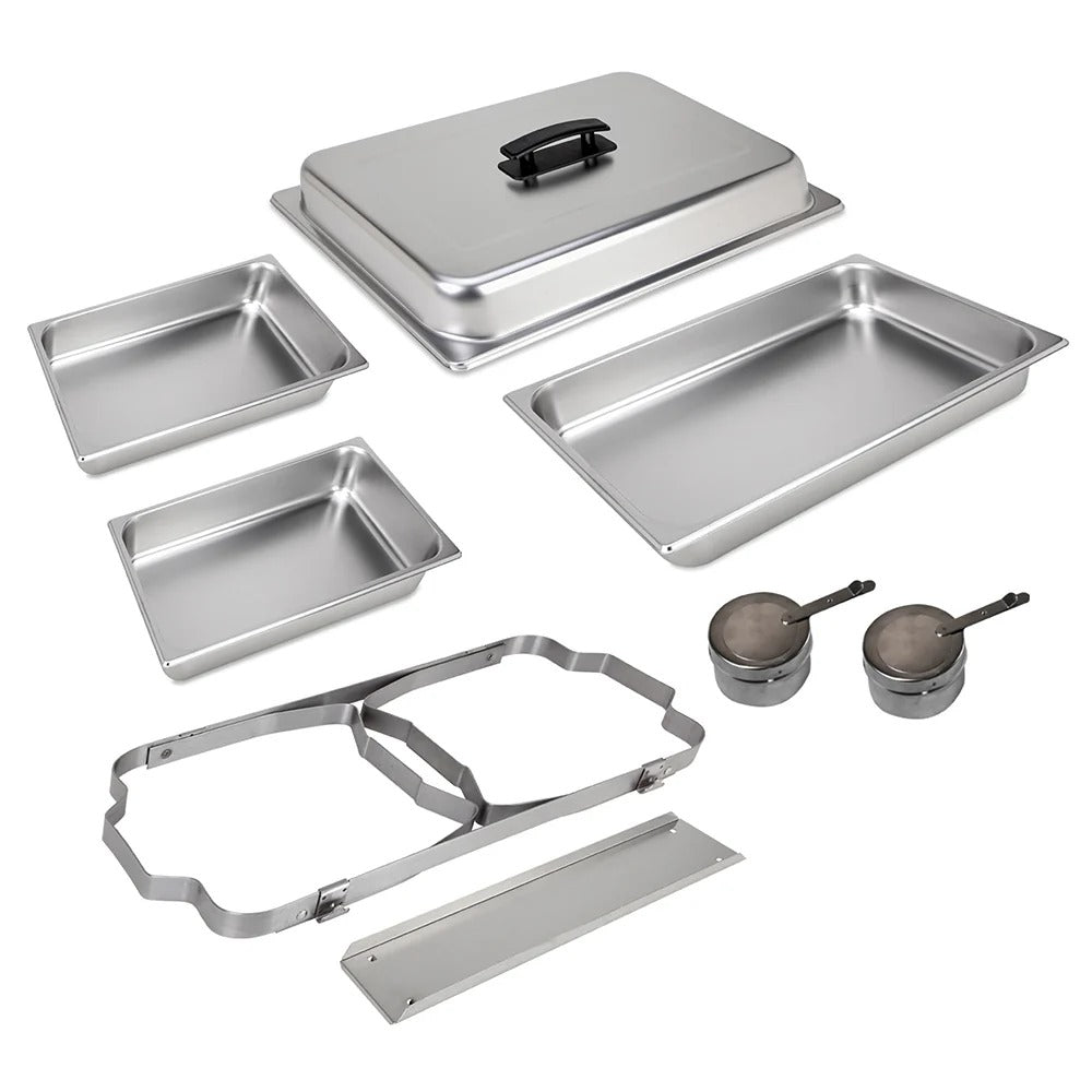 Sterno 70153 Stainless Steel Chafer Set, 8 qt., Silver - photo 3