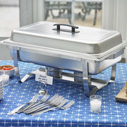 Sterno 70153 Stainless Steel Chafer Set, 8 qt., Silver - photo 5