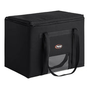 Sterno Nylon Food Pan Carrier, 16" x 24", Black - 4 Pans