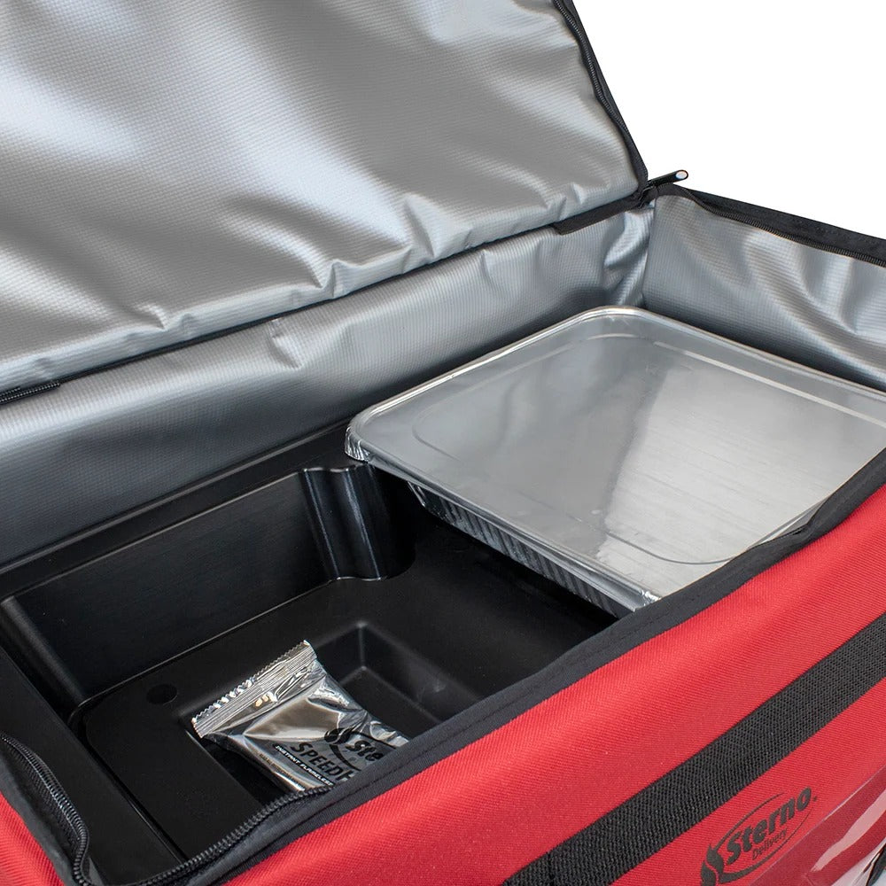 Sterno 71575 Nylon Food Pan Catering Bag, 13 1/2" x 23", Red - photo 5
