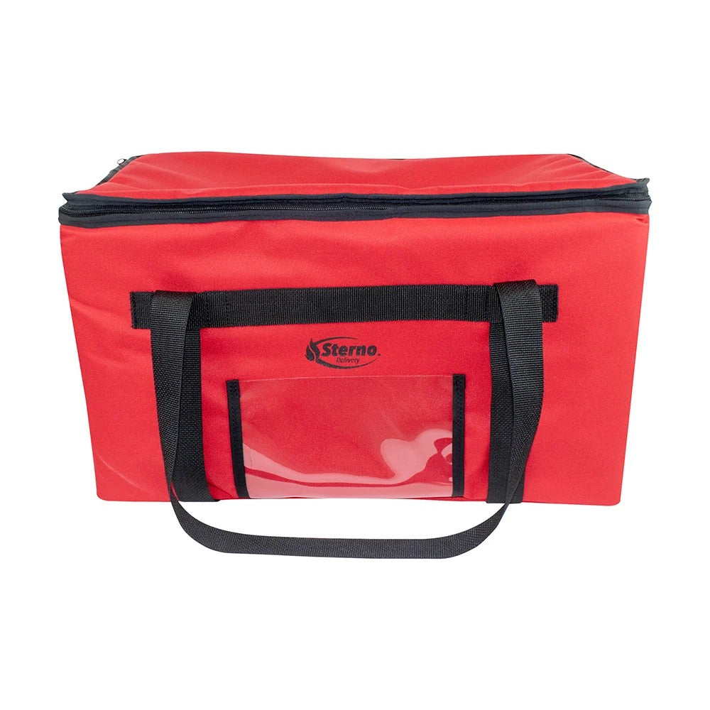 Sterno 71575 Nylon Food Pan Catering Bag, 13 1/2" x 23", Red - Default Title