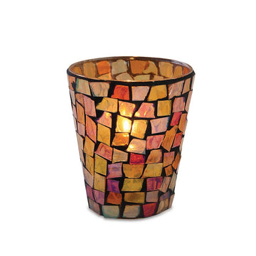 Sterno 80124 Glass Liquid Candle Holder, 4" High - Default Title