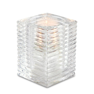 Sterno Glass Liquid Candle Holder, 4" High - Clear