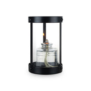 Sterno Glass Liquid Candle Holder, 3 7/16" Diameter - Black Clear Finish