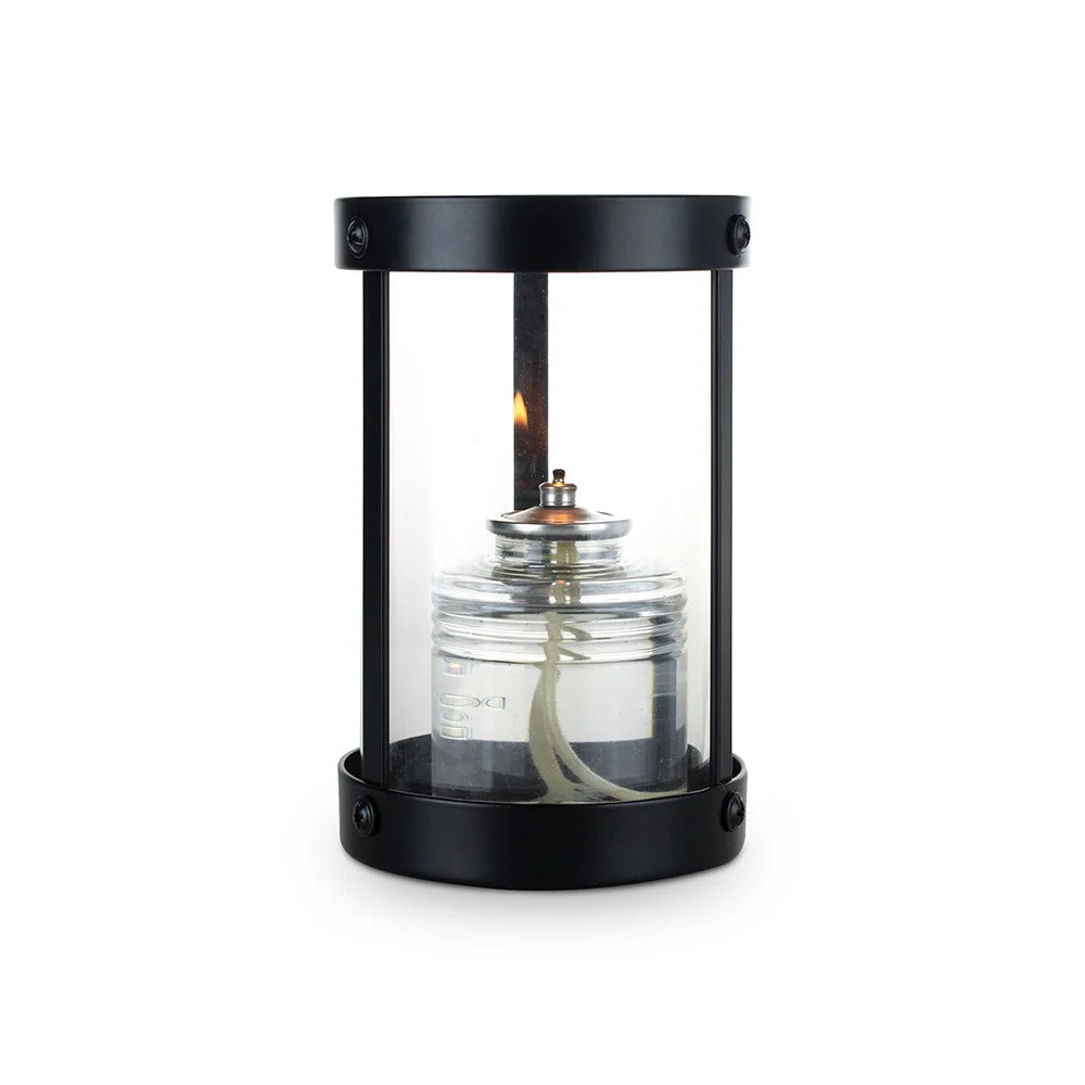 Sterno Glass Liquid Candle Holder, 3 7/16" Diameter - Black Clear Finish