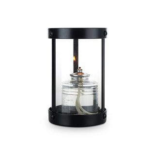 Sterno Glass Liquid Candle Holder, 3 7/16" Diameter - Black Clear Finish