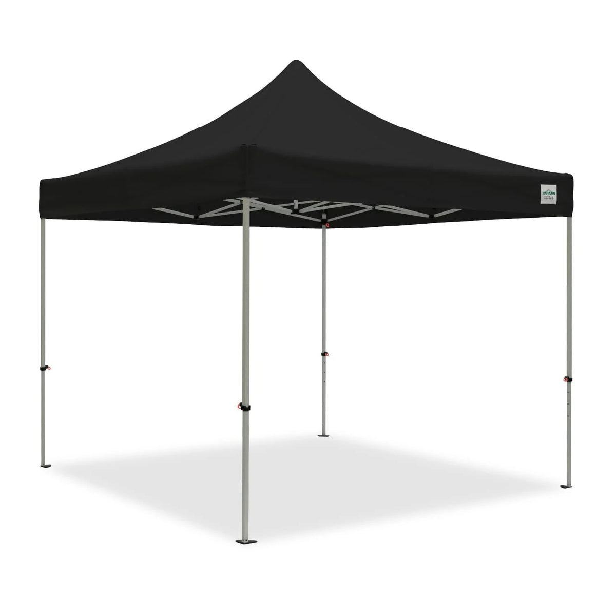 Caravan Canopy Polyester Deluxe Kit, 10' Wide, Black - 10'