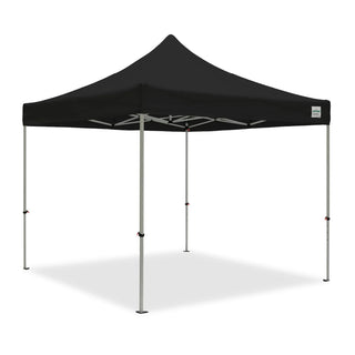 Caravan Canopy Polyester Deluxe Kit, 10' Wide, Black - 10'