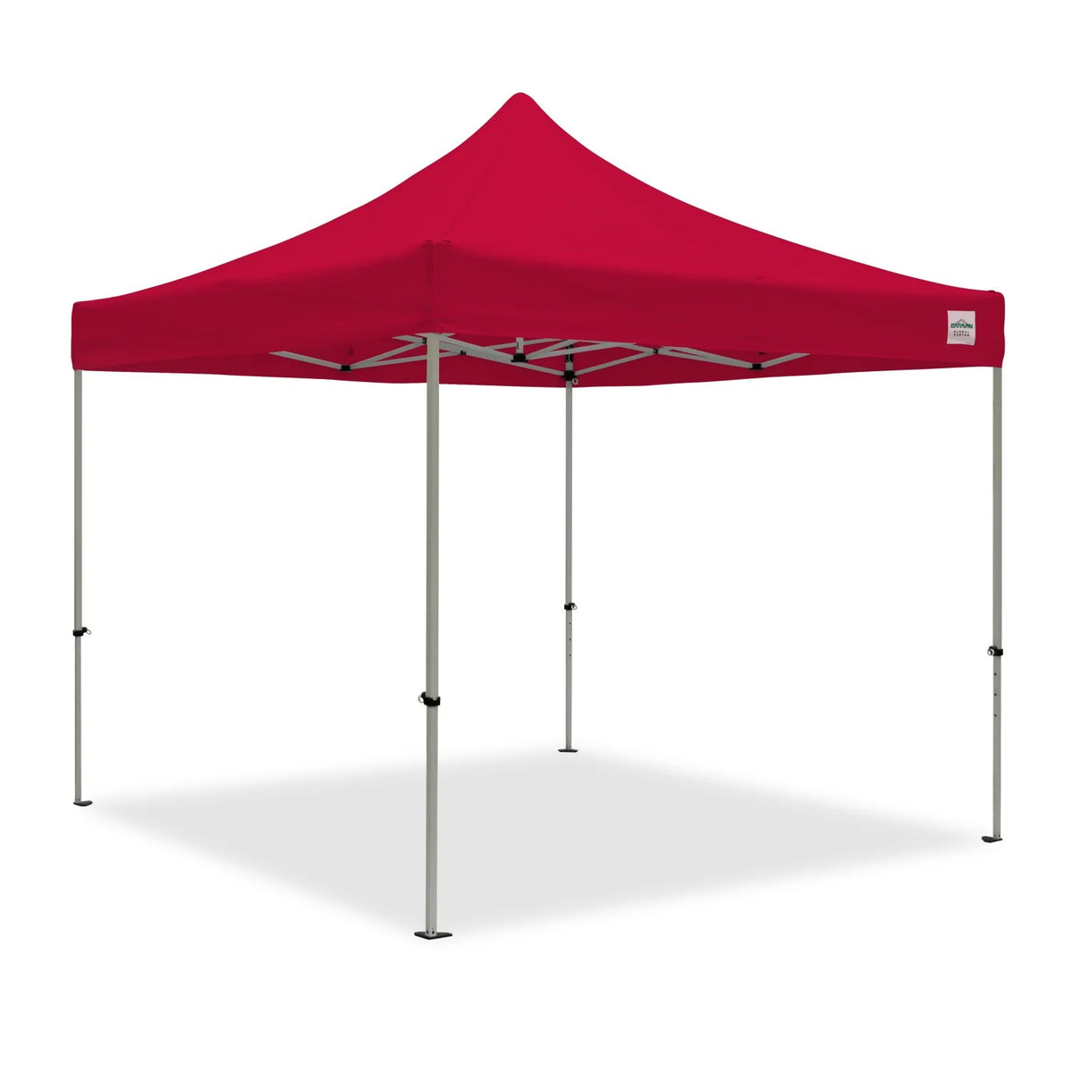 Caravan Canopy Polyester Deluxe Kit, 10' x 10' - Red