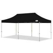 Caravan Canopy Polyester Deluxe Kit, 10' Wide, Black - 20'