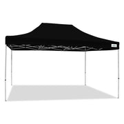 Caravan Canopy Polyester Deluxe Kit, 10' x 20', Black - 15'