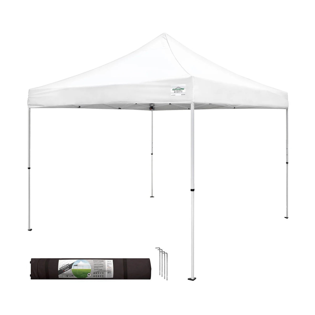 Caravan Canopy Polyester Canopy, 12' x 12' - White