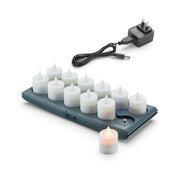 Hollowick HFRV12-A Candle Set, 5 1/2" x 12", Amber - Default Title
