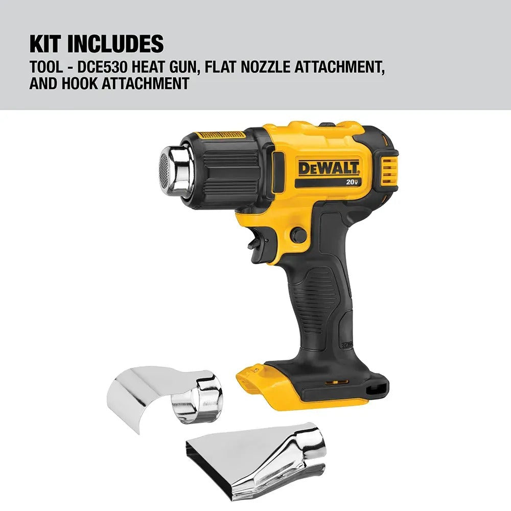DeWalt DCE530B Heat Gun, 3 1/8" x 8 1/4", 20V - photo 4