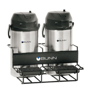 Bunn 35728 Metal Airpot Rack, 11 1/8" Long - 2 Airpots