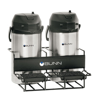 Bunn 35728 Metal Airpot Rack, 11 1/8" Long - 2 Airpots