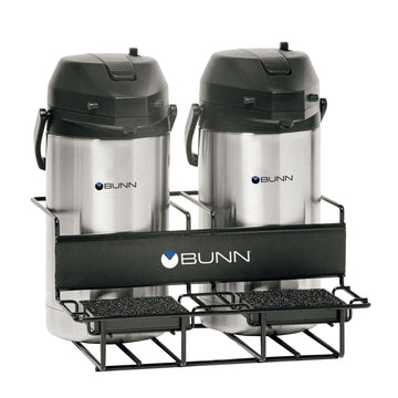 Bunn 35728 Metal Airpot Rack, 11 1/8" Long - 2 Airpots