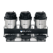 Bunn 35728 Metal Airpot Rack, 11 1/8" Long - 3 Airpots