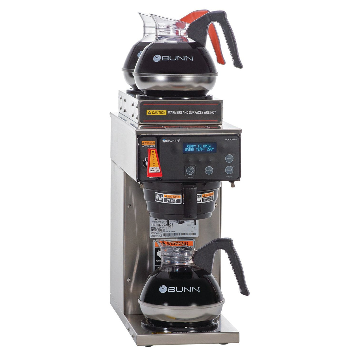 Bunn 38700 Coffee Brewer, 19" High, Dual Voltage - 8 1/2"