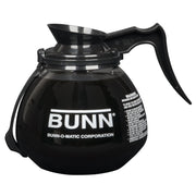 Bunn Glass Decanter, 64 oz., Clear - Black
