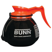 Bunn Glass Decanter, 64 oz., Clear - Orange
