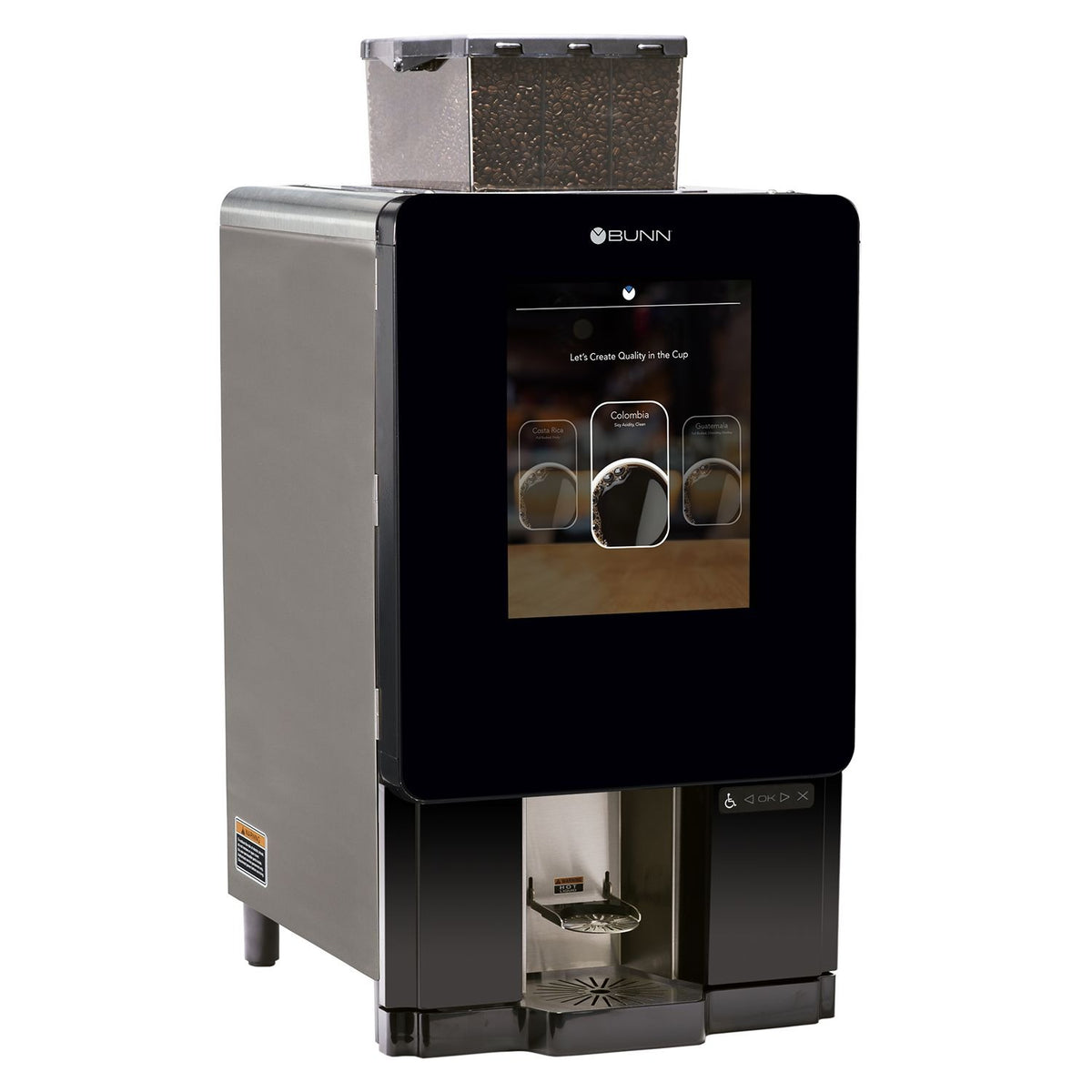 Bunn 44400 Coffee Brewer, 2 - 5 lb. Per Hopper, 120V - Printer Port 1800W