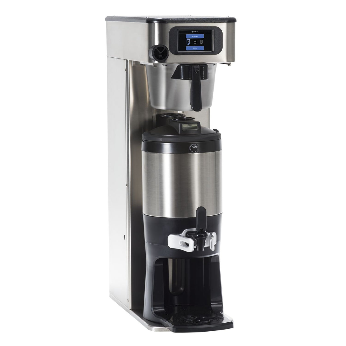 Bunn 53300 Coffee Brewer, 10" Wide, Silver - 35"
