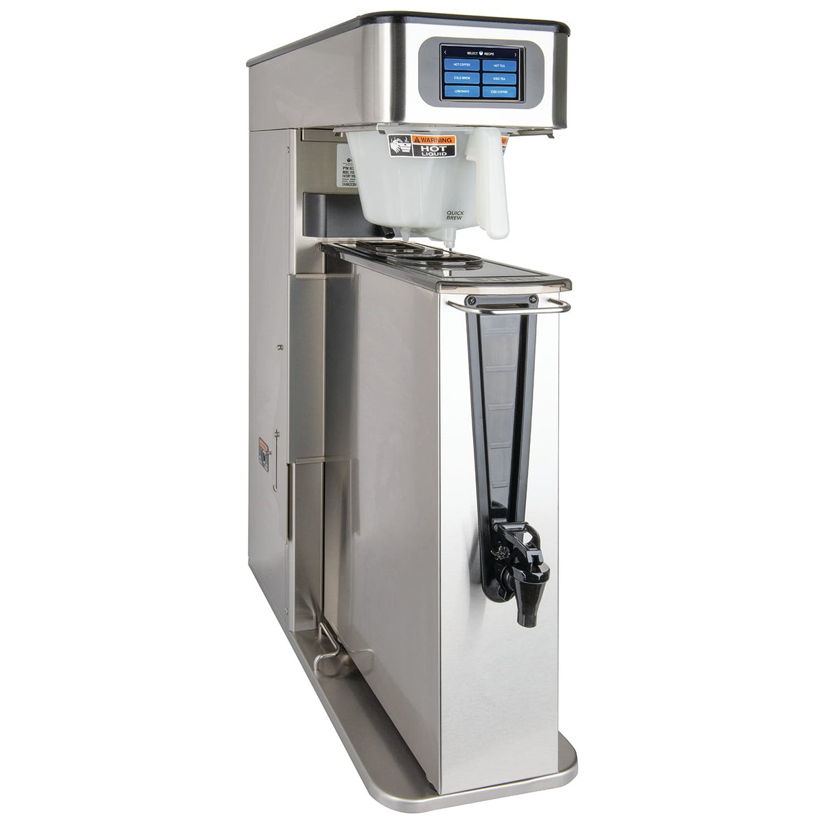 Bunn 63000.0100 Stainless Steel Tea Brewer, 10 3/8" Wide, 120/208-240V - Default Title