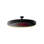 Bromic Heating Steel Pole, Black - 8" Straight