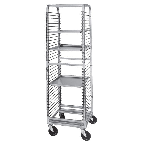Channel Manufacturing Inc. Aluminum Sheet Pan Rack, 20 1/2" Wide, Silver - 68 1/2"