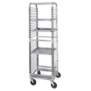 Channel Manufacturing Inc. Aluminum Sheet Pan Rack, 20 1/2" Wide, Silver - 68 1/2"