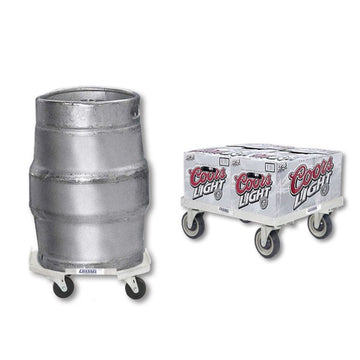 Channel Manufacturing Inc. KDA17 Aluminum Keg Dolly, 17 1/4" x 17 1/4", Silver